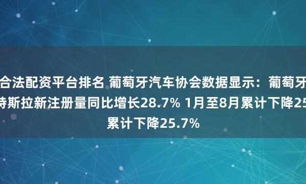 合法配资平台排名 葡萄牙汽车协会数据显示：葡萄牙8月特斯拉新注册量同比增长28.7% 1月至8月累计下降25.7%
